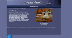 Desktop Screenshot of moniquegosselin-peintre.com