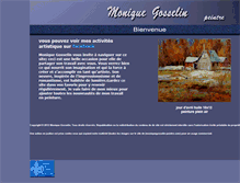 Tablet Screenshot of moniquegosselin-peintre.com